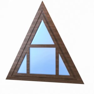 Окно правильной треугольной формы
